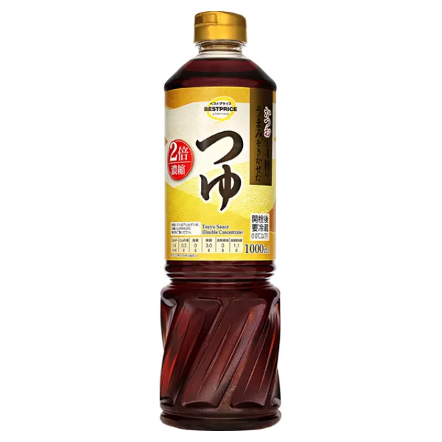 2倍濃縮つゆ(東) 1000ml
