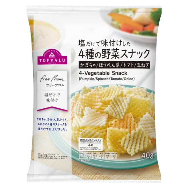 フリーフロム 塩だけで味付けした4種の野菜スナック 40g