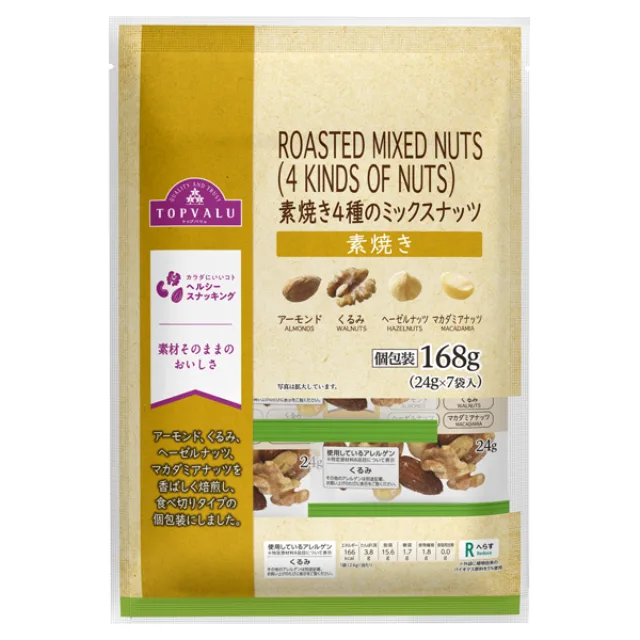 素焼き4種のナッツ 24g×7袋