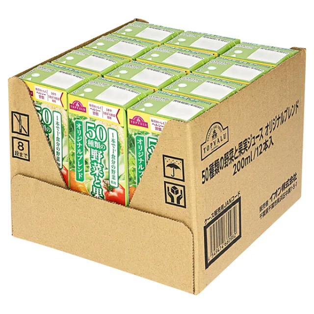 50種類の野菜と果実 オリジナルブレンド 200ml/12本入