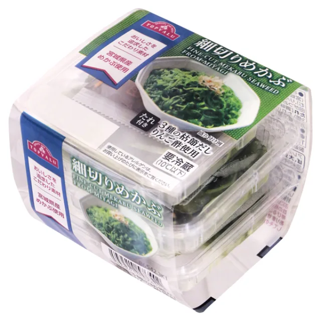 宮城県産細切りめかぶ 40g×3個 120g