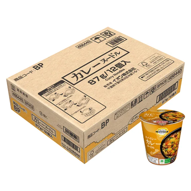 スパイシーカレーヌードル<ケース> 87g×12個