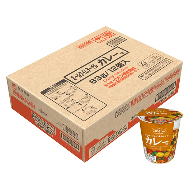 オールタイムヌードルヌードルカレー味<ケース> 63g/12個入