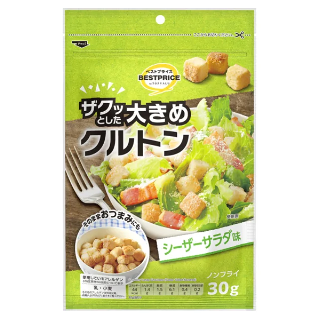 ザクッとした大きめクルトン シーザーサラダ味 30g
