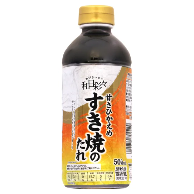 わびさいさいすき焼のたれ 500ml