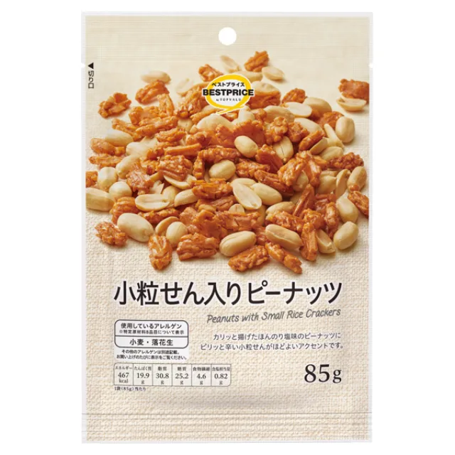 小粒せん入りピーナッツ 85g