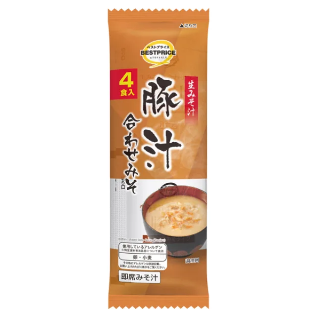 生みそ汁 豚汁 4食