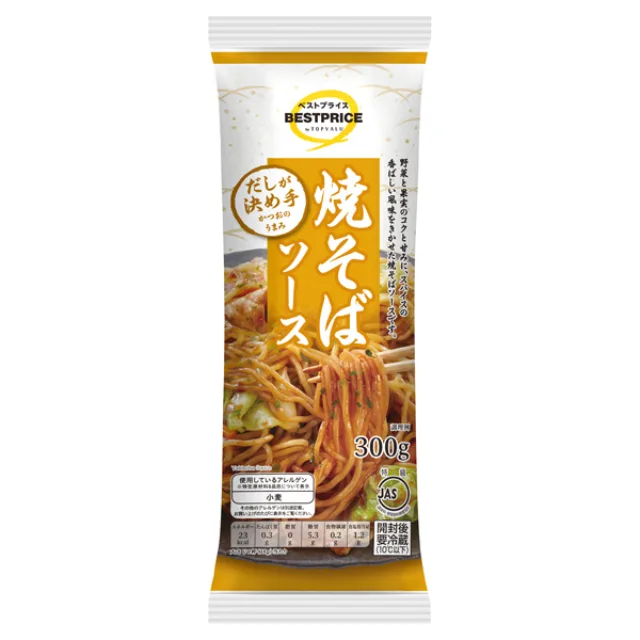 だしが決め手の焼そばソース 300g