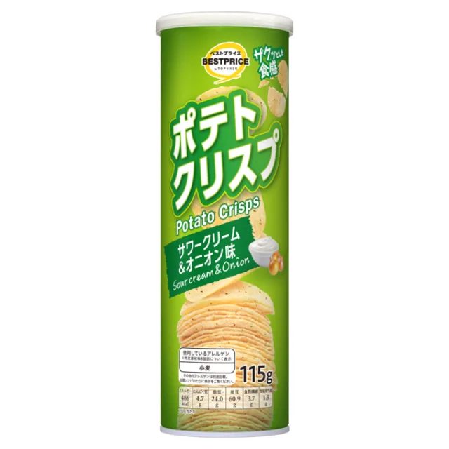 ポテトクリスプ サワークリーム&オニオン味 115g