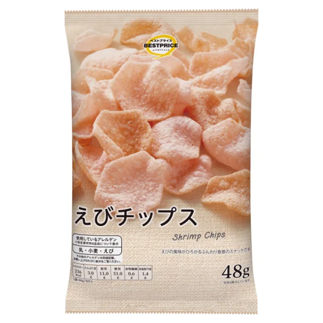 えびチップス(スナックタイプ) 48g