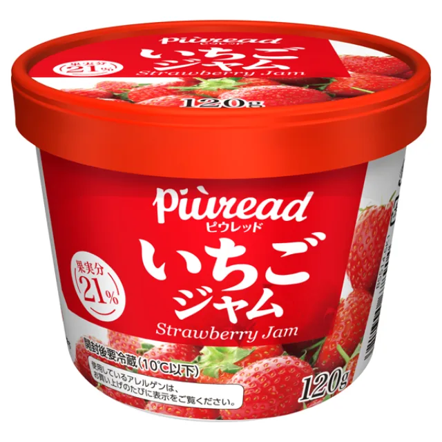 ピウレッド いちごジャム 120g