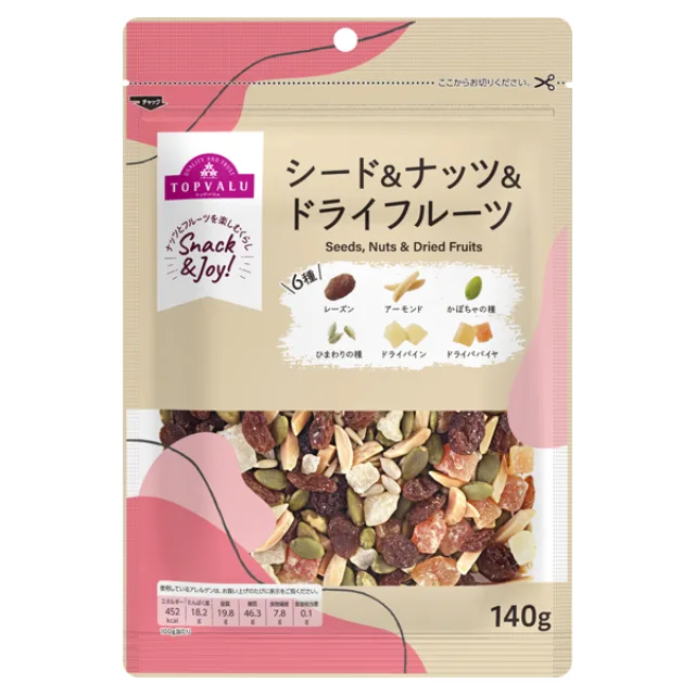シード&ナッツ&ドライフルーツ 140g