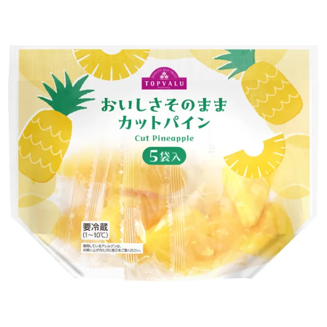 おいさそのままカットパイン(大袋) 5袋