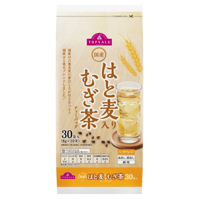 はと麦入りむぎ茶ティーバッグ 240g(30袋)