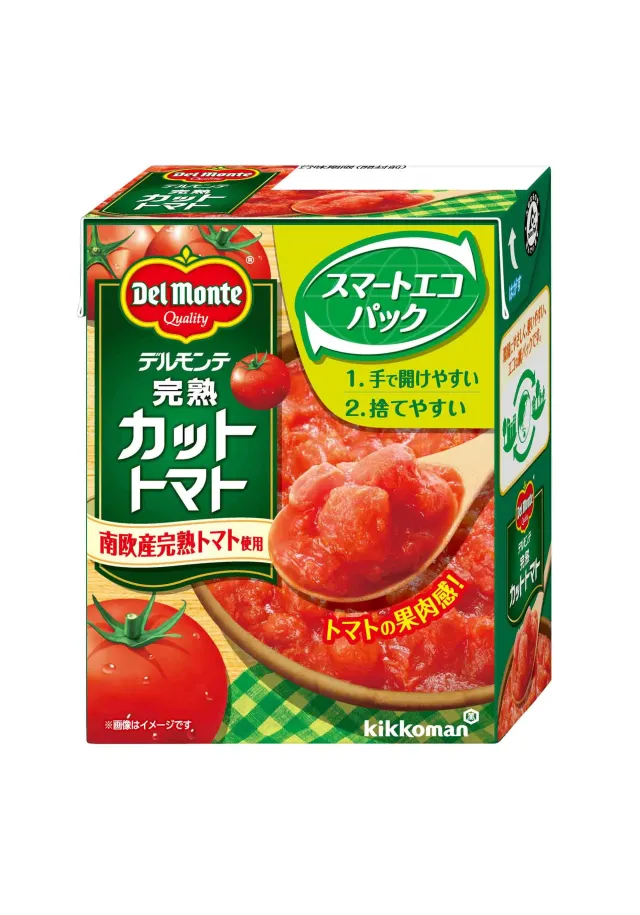 デルモンテ 完熟カットトマト 388g 紙パック