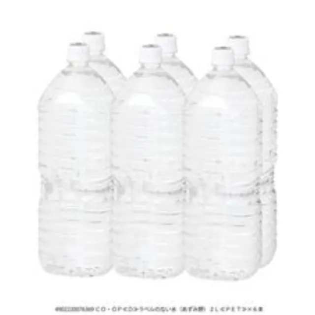 ラベルのない水（あずみ野の水） ２Ｌ×６本