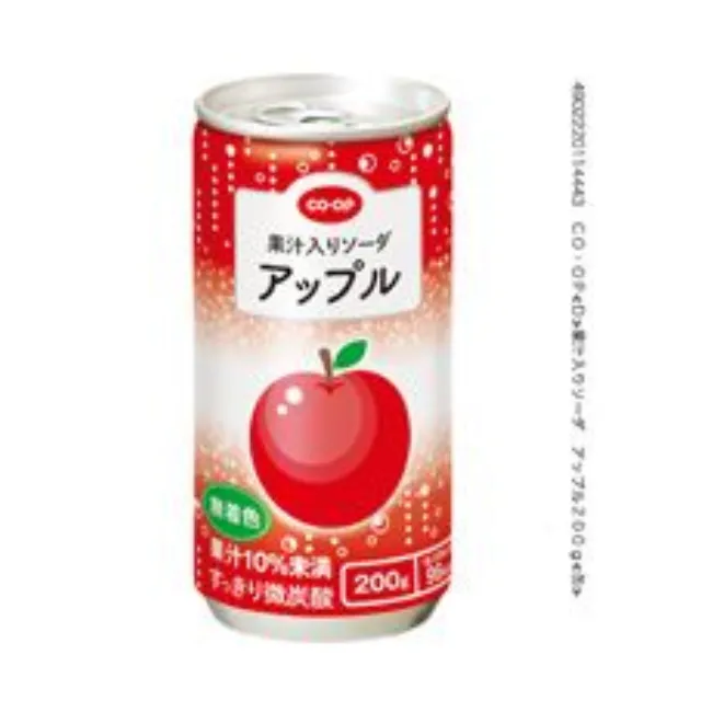 果汁入りソーダ　アップル ２００ｇ