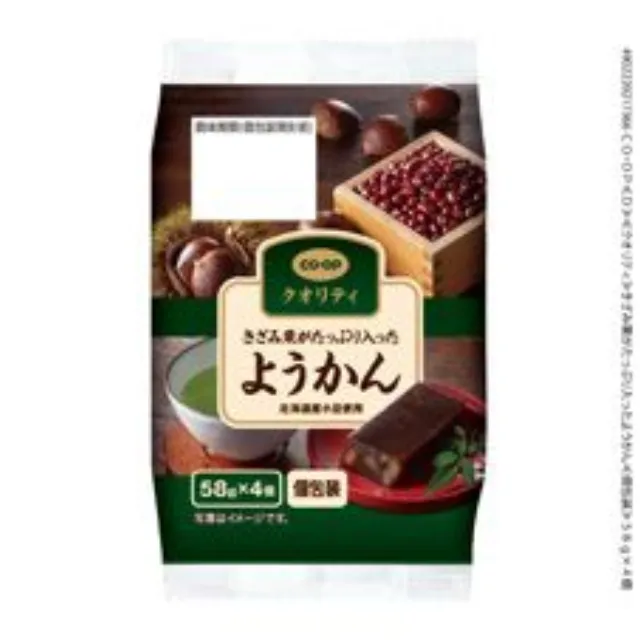 きざみ栗がたっぷり入ったようかん ５８ｇ×４個