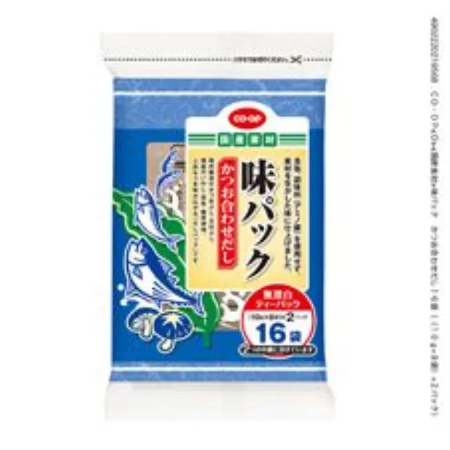 味パック　かつお合わせだし１６袋（（ １０ｇ×８袋）×２パック）