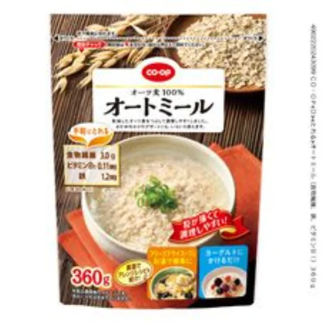 オートミール（食物繊維、鉄、ビタミンＢ１） ３６０ｇ