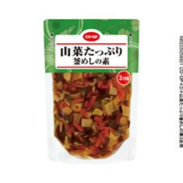 山菜たっぷり釜めしの素３合用