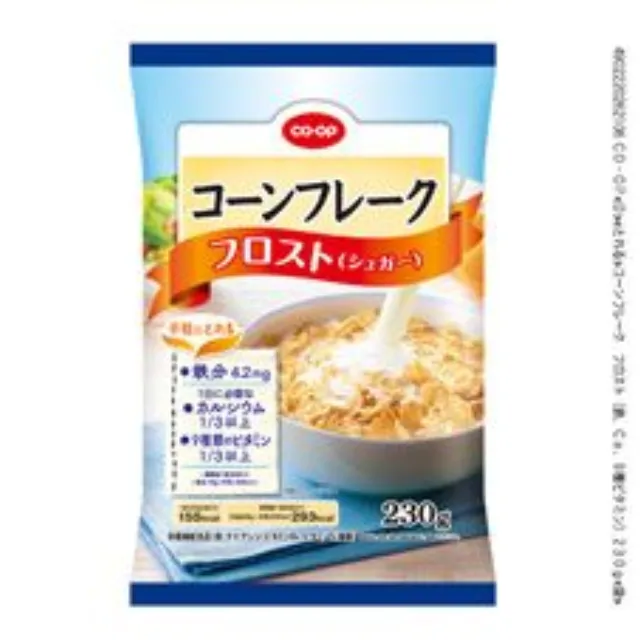コーンフレーク　フロスト（鉄、Ｃａ、９種ビタミン） ２３０ｇ
