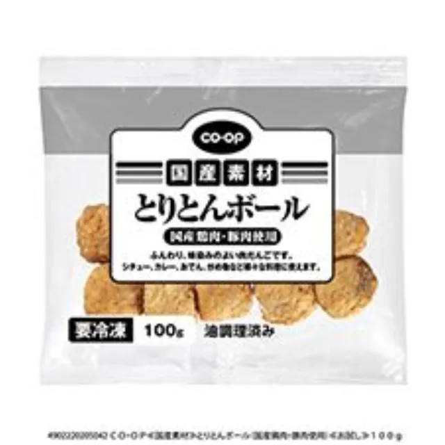 とりとんボール（国産鶏肉・豚肉使用） １００ｇ