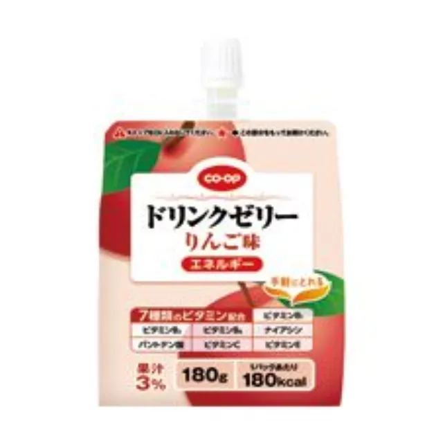 ドリンクゼリーりんご味（エネルギー）（７種ビタミン） １８０ｇ