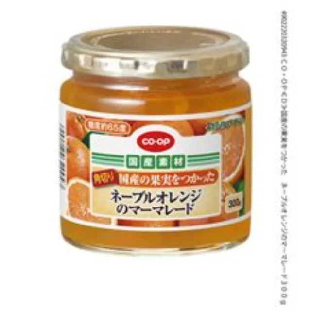 国産の果実をつかった　ネーブルオレンジのマーマレード ３００ｇ