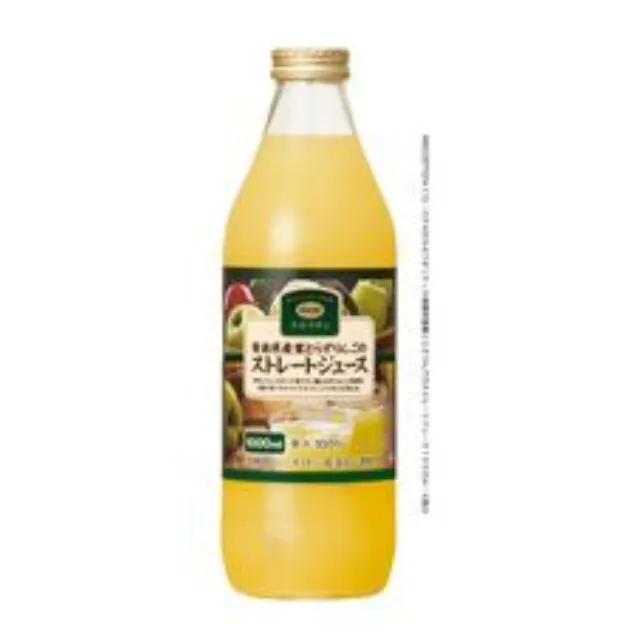 青森県産葉とらずりんごのストレートジュース １０００ｍｌ