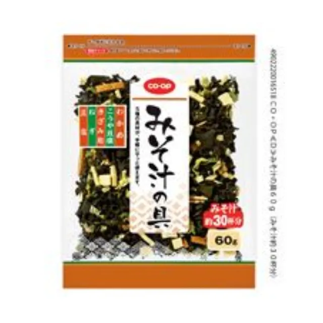 みそ汁の具６０ｇ（みそ汁約３０杯分）
