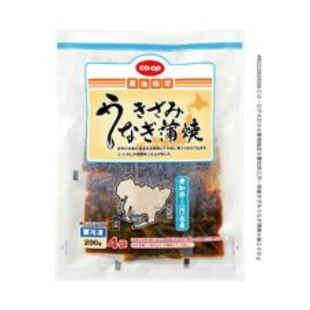 愛知県三河一色産きざみうなぎ蒲焼 ４袋２００ｇ