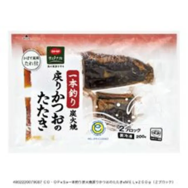 一本釣り炭火焼戻りかつおのたたき２００ｇ（２ブロック）