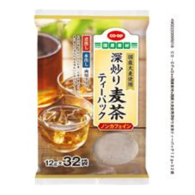 国産大麦使用深炒り麦茶ティーパック １２ｇ×３２袋