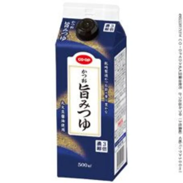 丸大豆醤油使用　かつお旨みつゆ（３倍濃縮） ５００ｍｌ