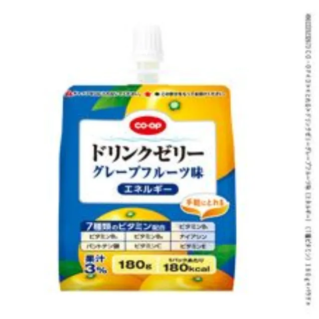 ドリンクゼリーグレープフルーツ味（エネルギー）（７種ビタミン） １８０ｇ