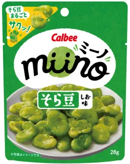 miino（ミーノ） そら豆 しお味 20g(スリムサイズ), 28g, 53g(たっぷりパック), 56g(三角パック7g×8袋)
