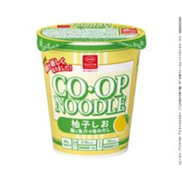 コープヌードル柚子しお（鶏と魚介の旨みだし）６６ｇ（めん６０ｇ）