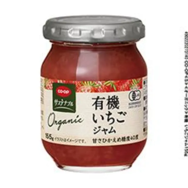 有機　いちごジャム １５５ｇ