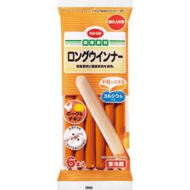 ロングウインナー（ポーク＆チキン） ６本１６２ｇ