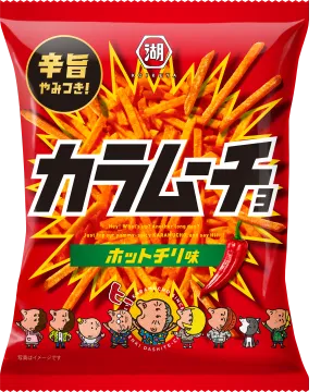 スティックカラムーチョ ホットチリ味 28g, 90g, 1袋12g × 4袋