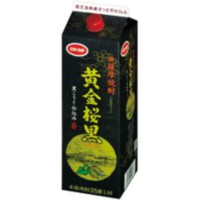 薩摩焼酎　黄金桜黒 １．８Ｌ