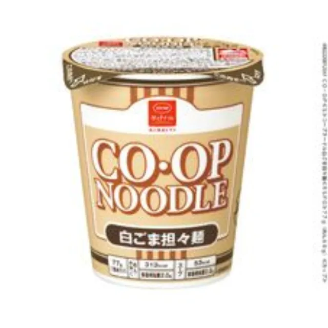 コープヌードル白ごま担々麺７７ｇ（めん６０ｇ）