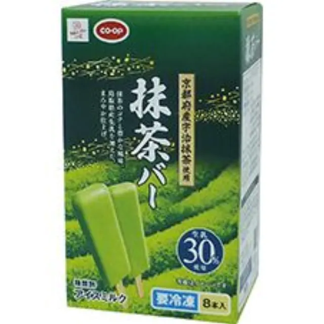 抹茶バー（京都府産宇治抹茶使用） ８本入
