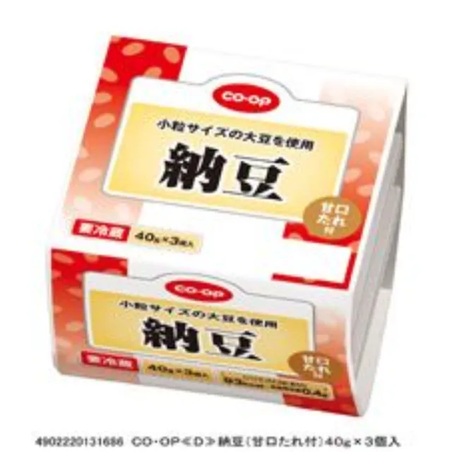 納豆（甘口たれ付） ４０ｇ×３個入