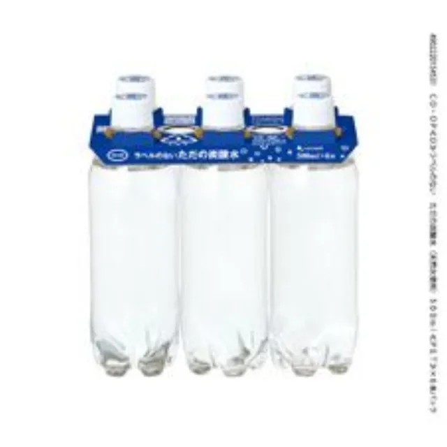 ラベルのない　ただの炭酸水（天然水使用） ５００ｍｌ×６本パック