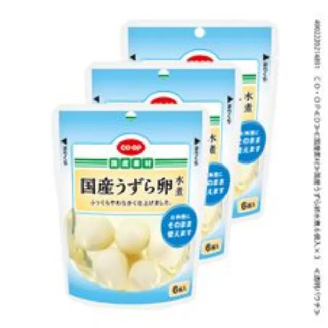 国産うずら卵水煮６個入×３ ６個入×３
