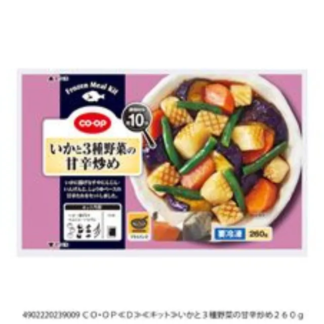 いかと３種野菜の甘辛炒め ２６０ｇ