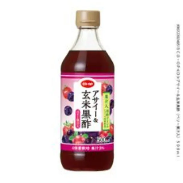 アサイー＆玄米黒酢（ベリー果汁入） ５００ｍｌ