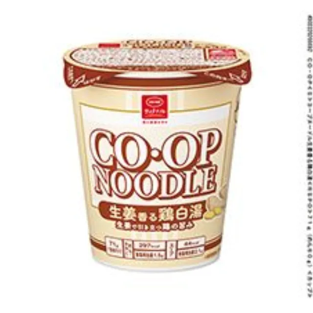 コープヌードル生姜香る鶏白湯７１ｇ（めん６０ｇ）